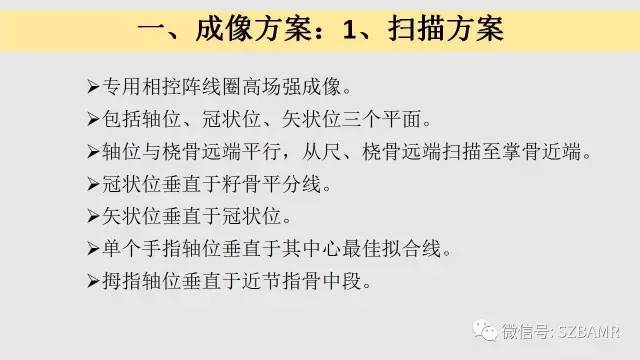 【PPT】腕、手磁共振成像正常解剖与变异