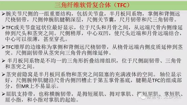 【PPT】腕、手磁共振成像正常解剖与变异