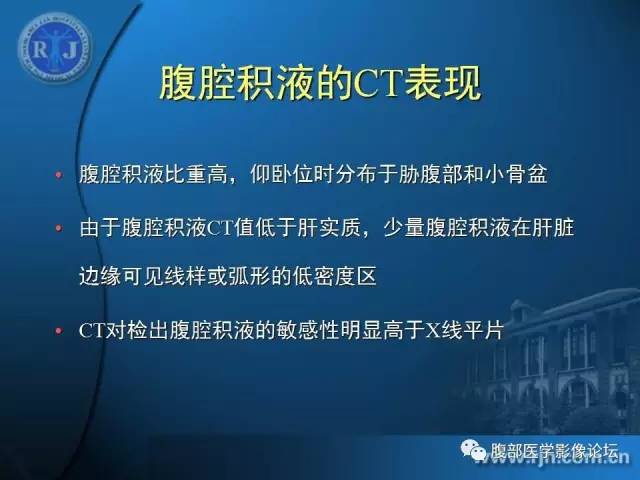 【PPT】 急腹症时的腹腔积气与积液
