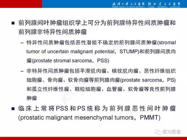 【PPT】前列腺肉瘤的MRI特征与临床病理分析