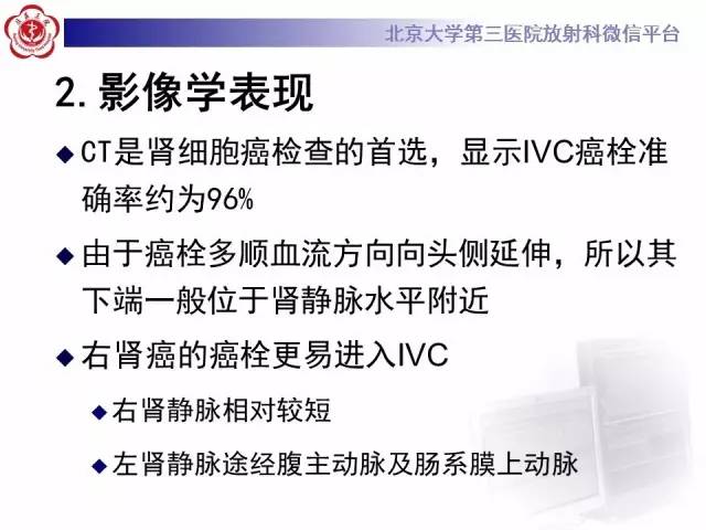 【病例】肾癌伴静脉癌栓形成1例CT及MR