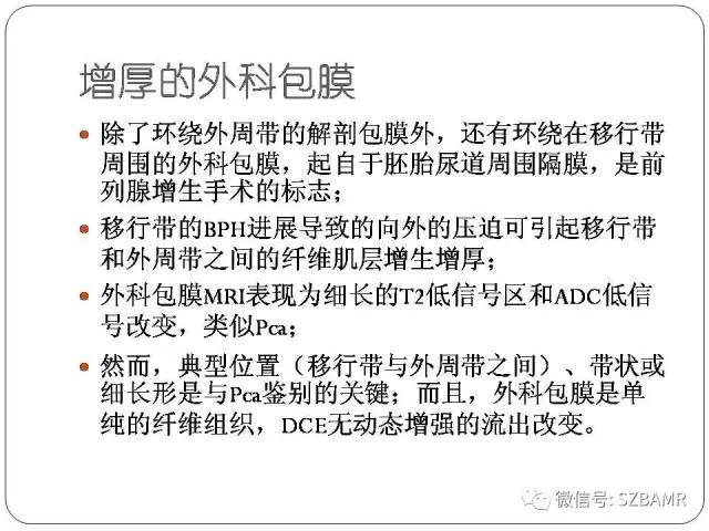 【PPT】前列腺周围带扩散受限的良性病变：诊断与鉴别诊断