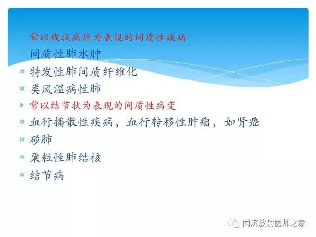 【PPT】肺实质与肺间质的梳理