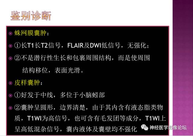 【病例】表皮样囊肿1例MR影像表现