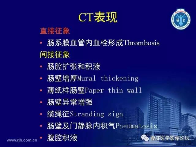【PPT】急性肠系膜血管梗塞CT诊断