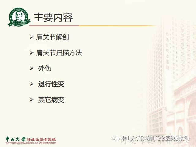 【PPT】肩关节解剖及常见病的MRI诊断