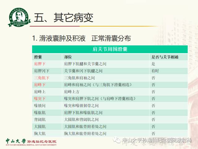 【PPT】肩关节解剖及常见病的MRI诊断