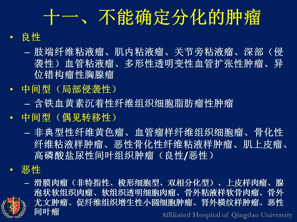 【PPT】软组织肿瘤影像学诊断价值