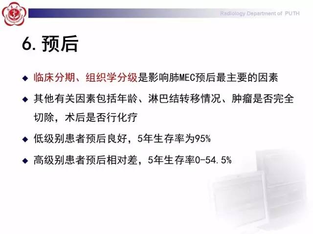 【病例】肺粘液表皮样癌1例CT