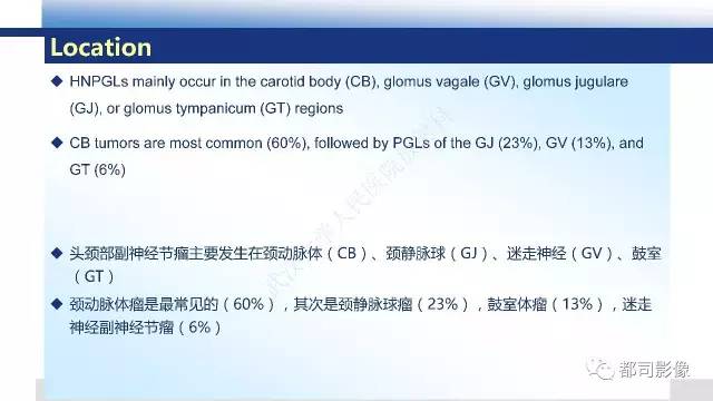 【PPT】头颈部副神经节瘤影像诊断