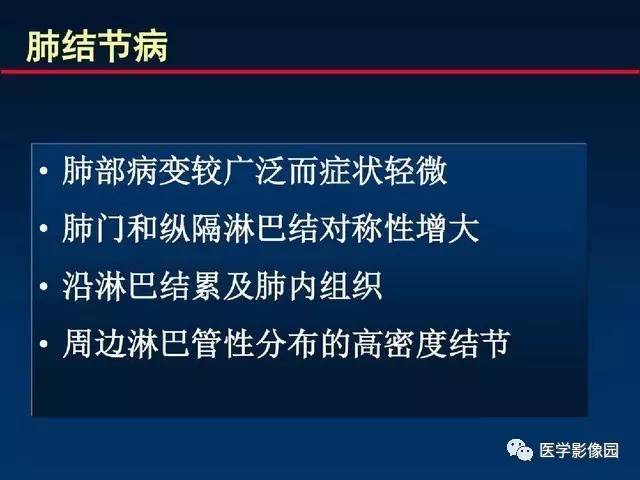 【PPT】血行播散性肺结核的影像诊断与鉴别