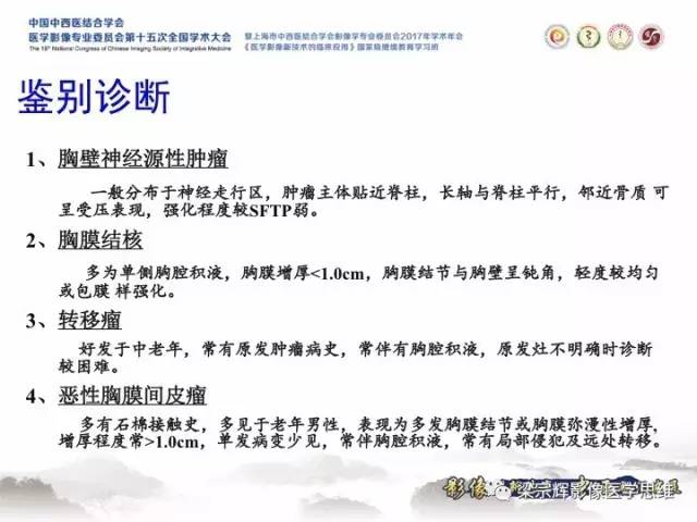 【病例】胸膜孤立性纤维瘤1例CT及MR影像表现