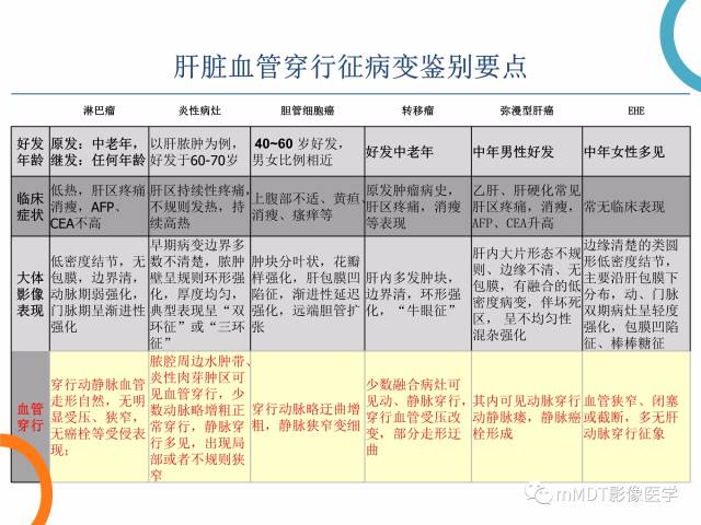 【PPT】肝脏血管穿行征病变影像分析