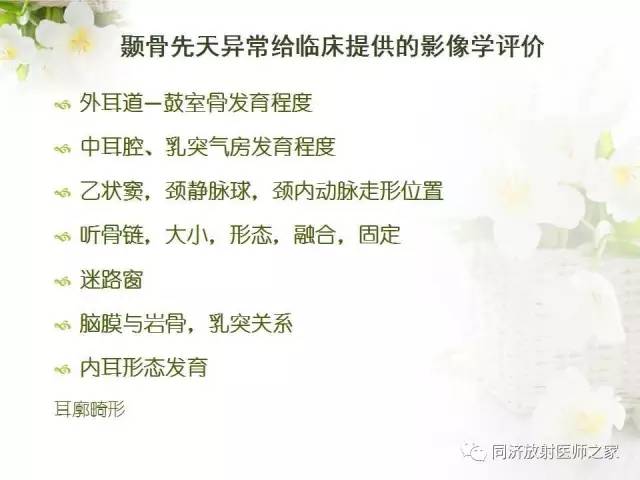 【PPT】耳部CT影像解剖及常见病的认识