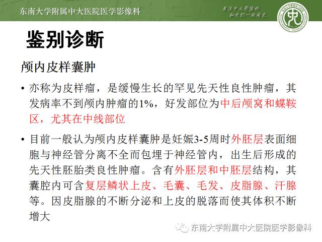【病例】颅内畸胎瘤破裂1例CT及MR