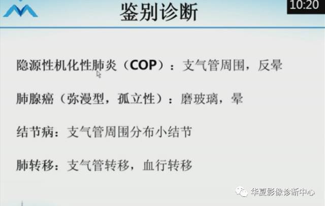 【PPT】肺部“烟花征”的影像表现与鉴别