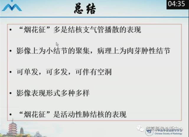 【PPT】肺部“烟花征”的影像表现与鉴别