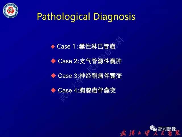 【PPT】纵隔囊性及囊样病变影像学诊断