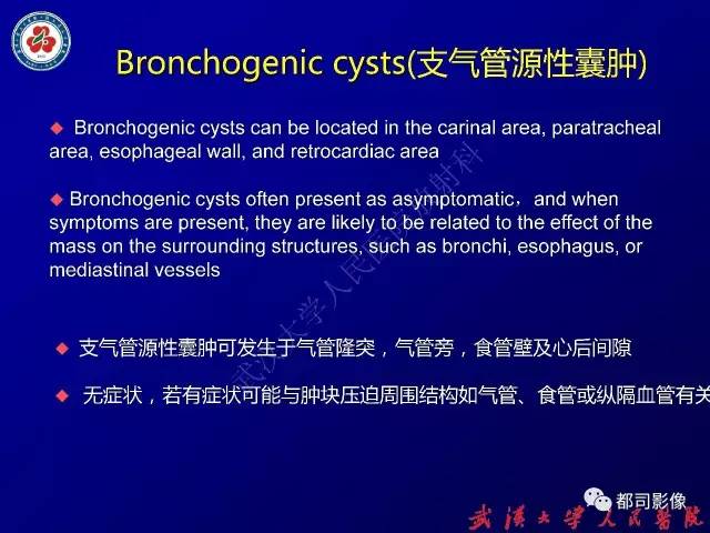 【PPT】纵隔囊性及囊样病变影像学诊断