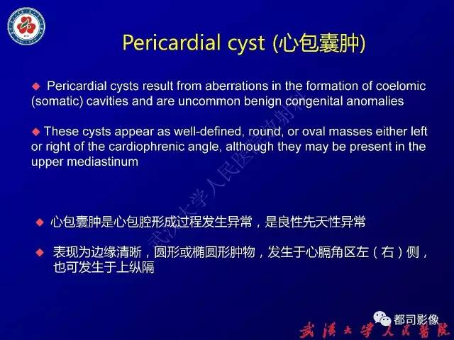 【PPT】纵隔囊性及囊样病变影像学诊断