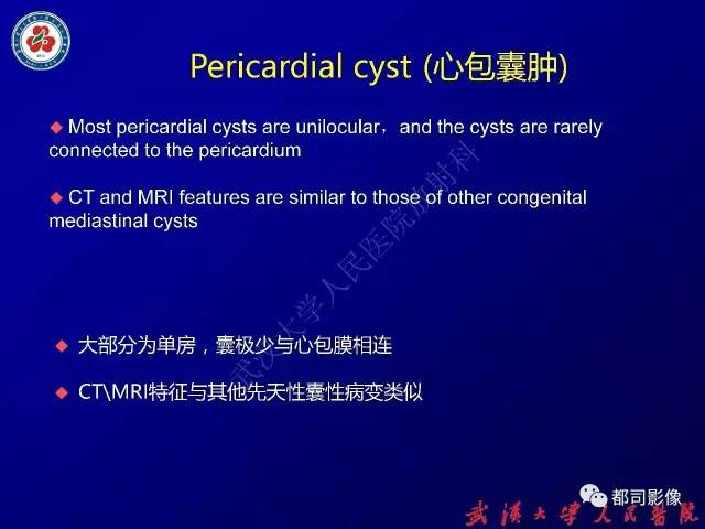 【PPT】纵隔囊性及囊样病变影像学诊断