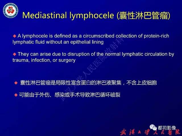 【PPT】纵隔囊性及囊样病变影像学诊断
