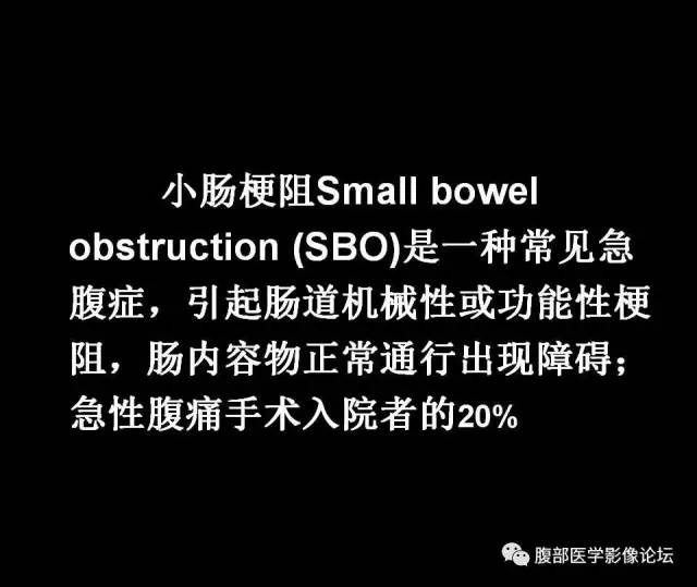 【PPT】小肠梗阻看什么？