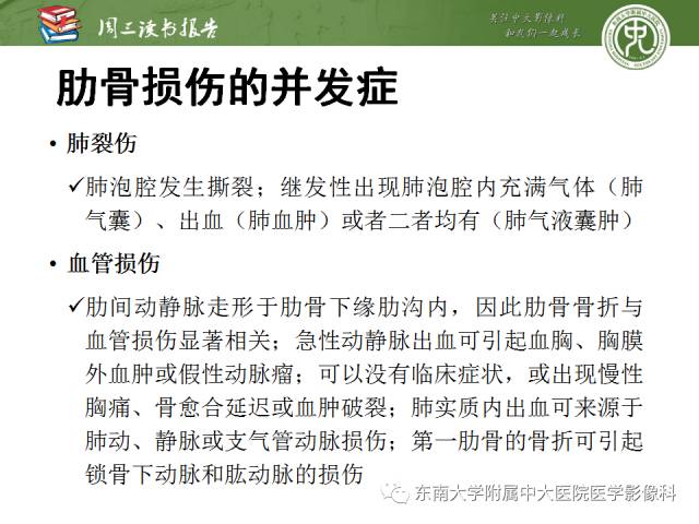 【PPT】创伤性肋骨损伤：类型、影像不足、并发症和治疗【RG精选】