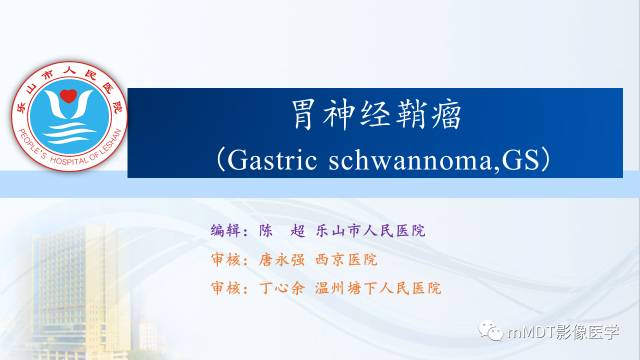 【PPT】胃神经鞘瘤
