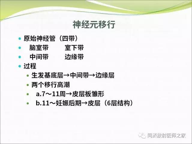 【PPT】神经元移行异常引起的颅脑畸形影像诊断