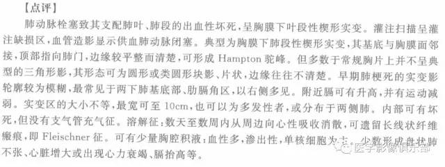 【病例】肺梗死1例CT影像表现