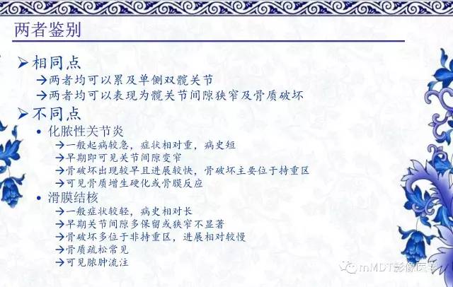 【PPT】髋关节部分常见病变的鉴别诊断