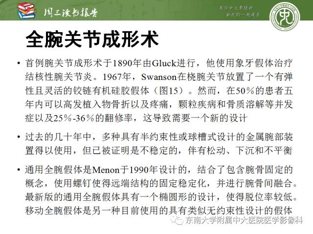 【PPT】腕关节炎术后影像评估
