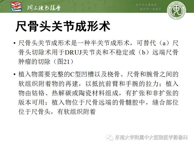 【PPT】腕关节炎术后影像评估