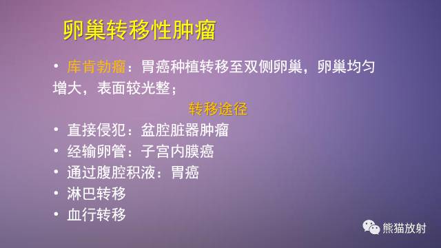 【PPT】女性盆腔肿瘤的MRI诊断