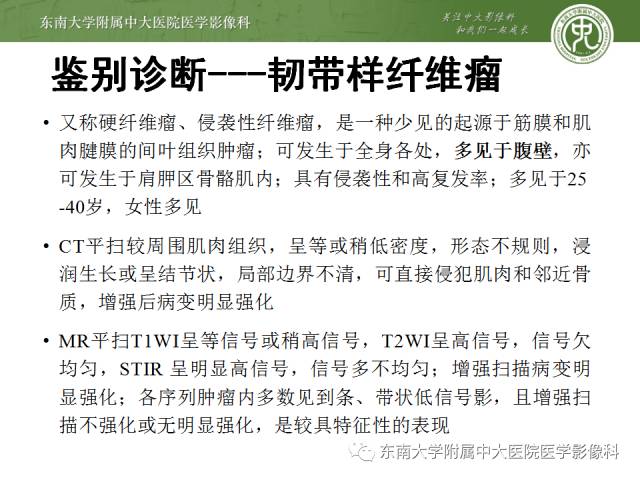 【病例】左侧胸壁弹力纤维瘤1例CT及MR影像诊断