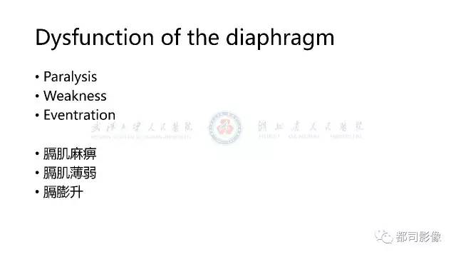 【PPT】膈肌功能障碍的影像学评价 【PPT】膈肌功能障碍的影像学评价
