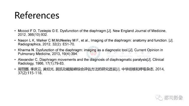 【PPT】膈肌功能障碍的影像学评价 【PPT】膈肌功能障碍的影像学评价