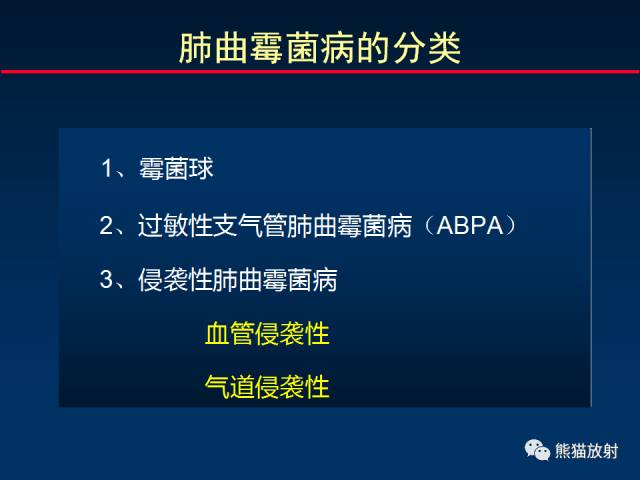 【PPT】小儿肺曲霉菌病相关CT表现分析