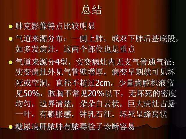 【PPT】肺炎克雷白杆菌肺炎影像学表现