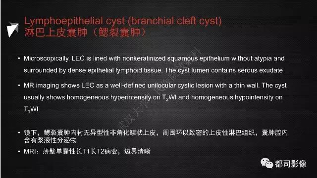 【PPT】腮腺囊性病变影像诊断