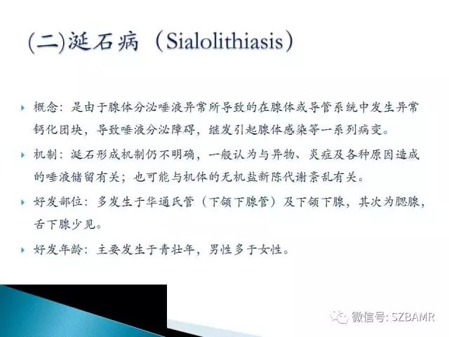 【PPT】涎腺解剖及涎石病影像表现