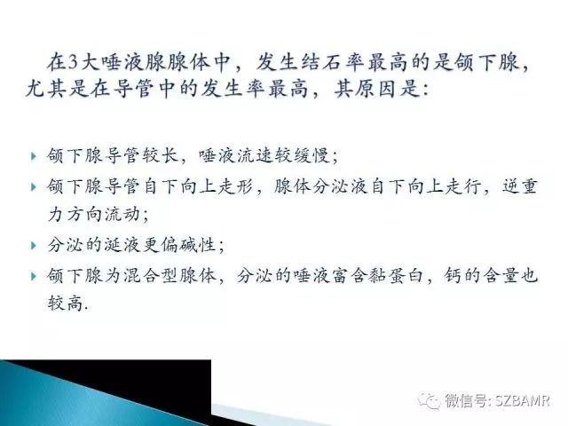 【PPT】涎腺解剖及涎石病影像表现