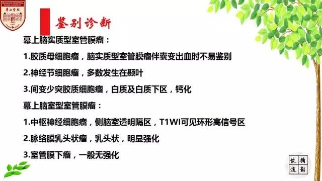 【病例】室管膜瘤1例MR影像分析