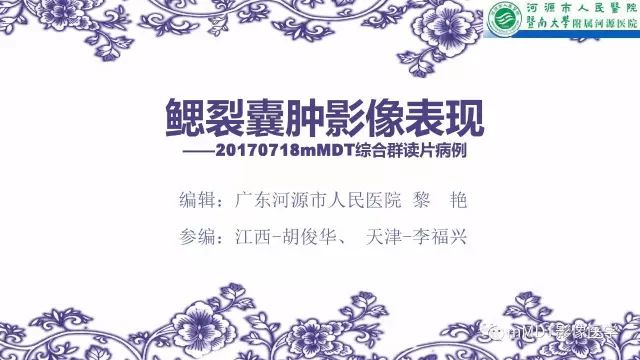 【PPT】鳃裂囊肿影像表现