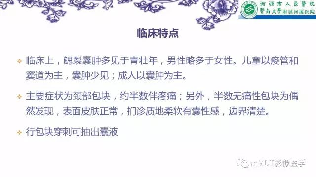 【PPT】鳃裂囊肿影像表现