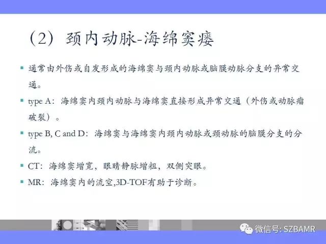 【PPT】海绵窦解剖及常见病变影像表现