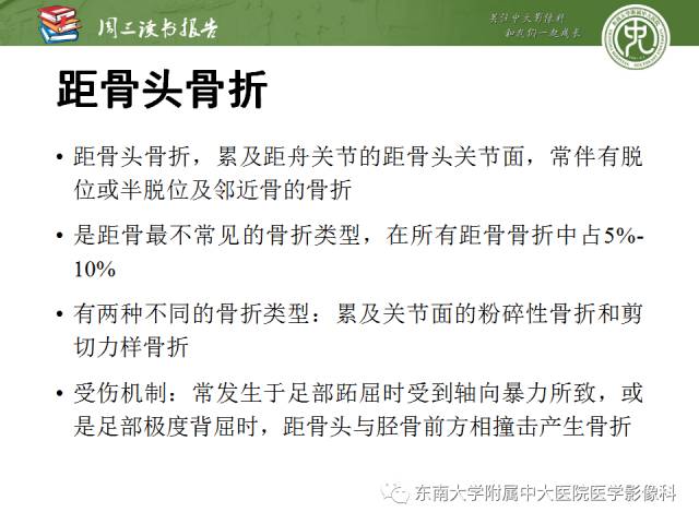 【PPT】距骨骨折与脱位：放射科医师及时诊断与分类指南
