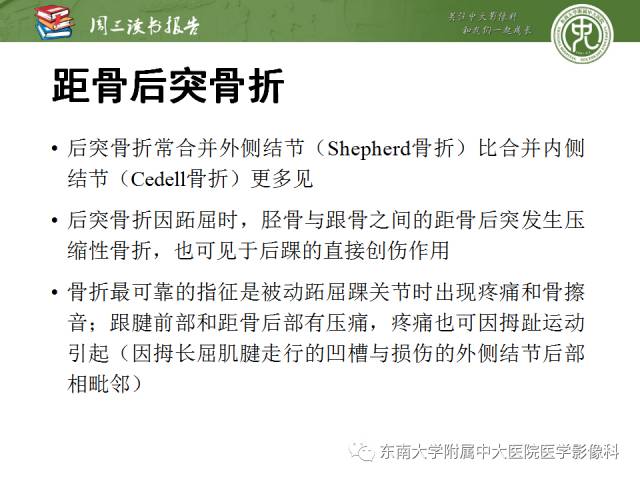 【PPT】距骨骨折与脱位：放射科医师及时诊断与分类指南