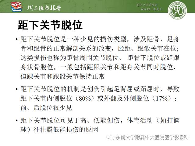 【PPT】距骨骨折与脱位：放射科医师及时诊断与分类指南
